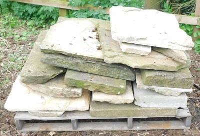 Lot 545 - A quantity of York stone. 
This lot is located...