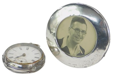 Lot 278 - A late 19th/early 20thC silver pocket watch,...
