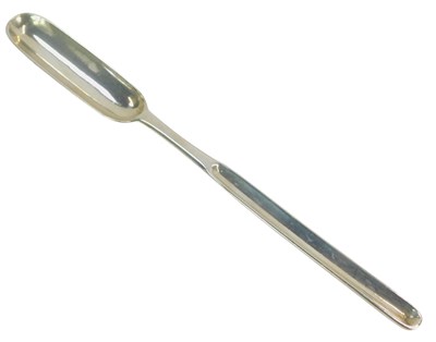 Lot 289 - A George III Irish silver marrow scoop, Joseph...
