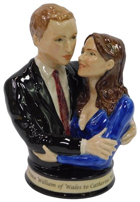 Lot 183 - A Peggy Davies figure group, modelled as...