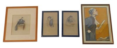 Lot 109A - A small group of framed legal etchings and...