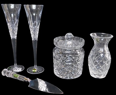 Lot 194 - A group of Waterford crystal, comprising a...