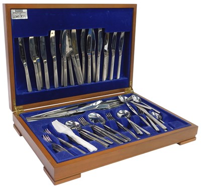 Lot 348 - A Viners stainless steel Love Story pattern...