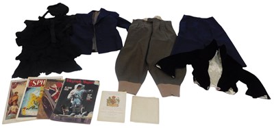 Lot 384 - A group of clothing, to include a lady's black...