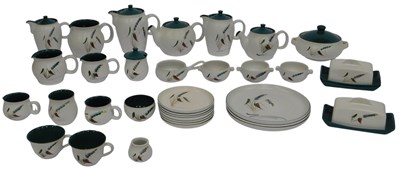 Lot 368 - A group of Denby Green Wheat pattern pottery,...