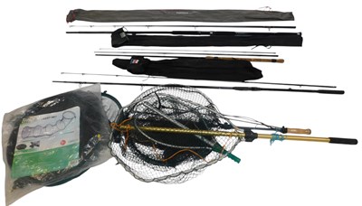Lot 390 - Various fishing tackle, including a Leader...