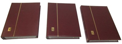 Lot 435 - Three albums containing 20thC GB used,...