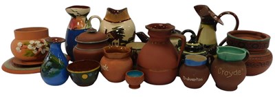 Lot 457 - A group of Torquay ware, to include motto ware,...