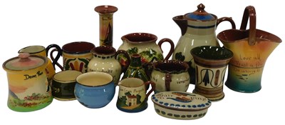 Lot 451 - A group of Torquay ware, to include jug,...