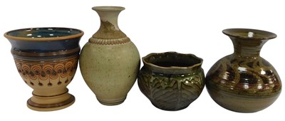 Lot 465 - A group of Studio pottery, comprising a...