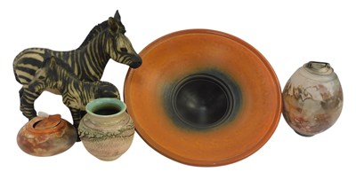 Lot 467 - A group of Studio pottery, to include a Gaynor...