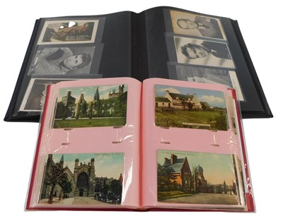 Lot 474 - Two albums containing early 20thC and later...