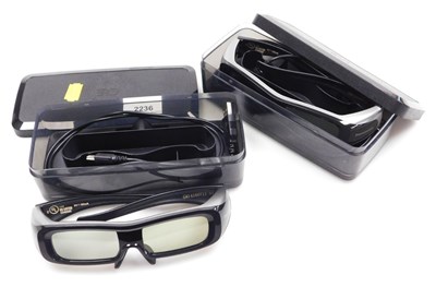 Lot 2236 - Two pair of 3D full HD glasses, boxed.