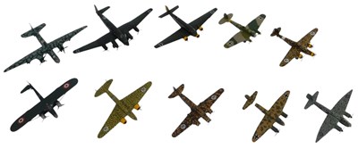 Lot 235 - Unboxed diecast planes, including Junkers...