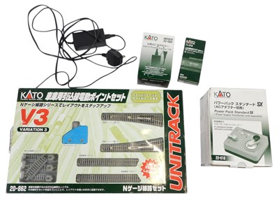 Lot 274 - Kato N gauge V3 Unitrack, a 22018 power pack...