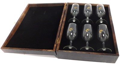 Lot 492 - A set of six Remy Martin cognac...