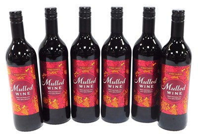 Lot 497 - Six bottles of Vineyards mulled wine. Please...