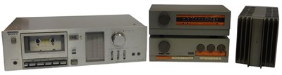Lot 509 - A group of sound equipment, comprising a Sony...