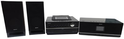 Lot 510 - A Sony Giga Juke sound system, comprising a...