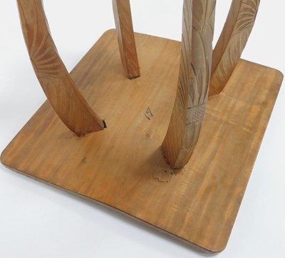 Lot 607 - A 20thC Liberty style two tier table, the...