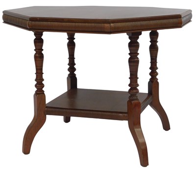 Lot 622 - A Victorian mahogany two-tier window table,...