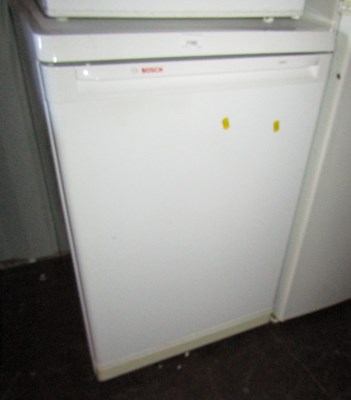 Lot 1105 - A Bosch Excel fridge, finished in white....
