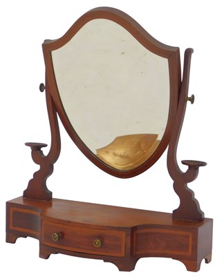 Lot 643 - A 19thC Sheraton revival mahogany and inlaid...