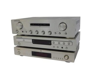 Lot 550 - A Marantz sound system, comprising an...