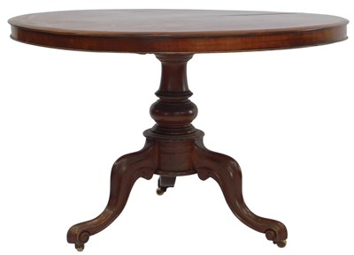 Lot 651 - A Victorian mahogany loo table, the circular...