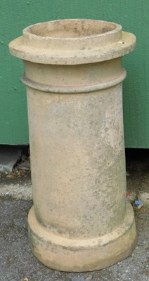 Lot 657 - A painted reconstituted stone chimney pot,...