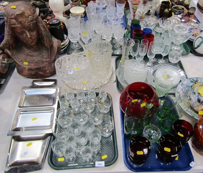 Lot 2082 - Ceramics and glassware, including a cut glass...