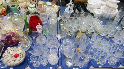 Lot 2096 - Glassware, to include drinking glasses, large...