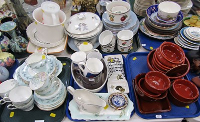 Lot 2098 - A Ridgway part dinner service, including two...