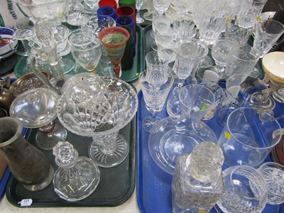 Lot 2110 - Glassware, including decorative and cut...