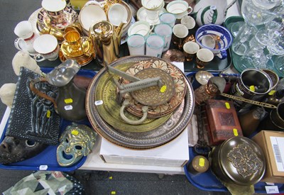 Lot 2111 - Household ceramics and metalwares, including...