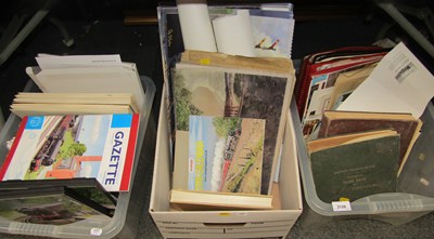 Lot 2128 - Paperwork and ephemera relating to railways...