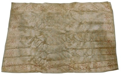 Lot 691 - A 20thC pale green ground rug, decorated...