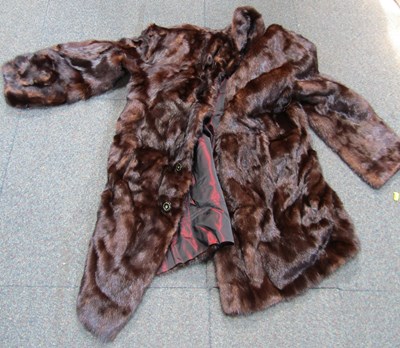 Lot 2186 - A lady's mink coat, small.