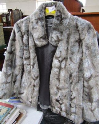Lot 2190 - A faux fur lady's jacket.