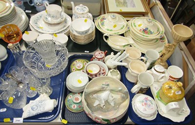 Lot 2141 - Ceramics, some Oriental dinner wares, mugs,...