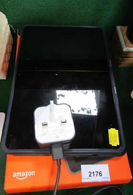 Lot 2176 - A Fire HD10 tablet, with Alexa, boxed.