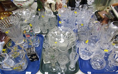 Lot 2101 - Glassware, to include decanters, drinking...