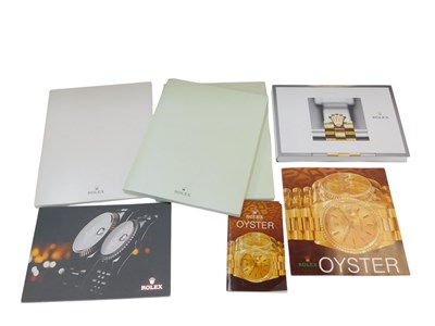 Lot 461a - A group of Rolex related printed ephemera, to...