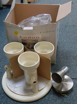 Lot 2145a - An Enden trio spotlight and a single spotlight....