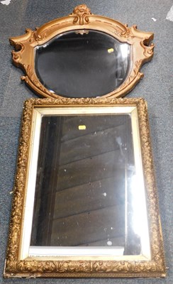 Lot 2073a - Two gilt framed wall mirrors.