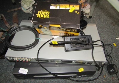 Lot 2132A - A Bush VCR player, a Skyworth DVD player and a...