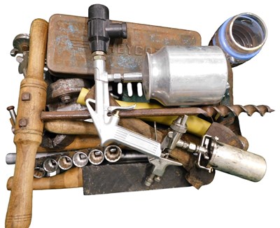 Lot 247 - Various tools, to include Heyco cased socket...