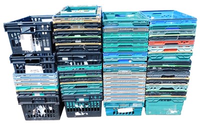 Lot 275 - A large quantity of plastic storage baskets.
