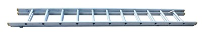 Lot 280 - A set of aluminium ladders, each 300cm high.
