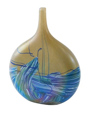 Lot 115 - An Isle of Wight iridescent glass lollipop...